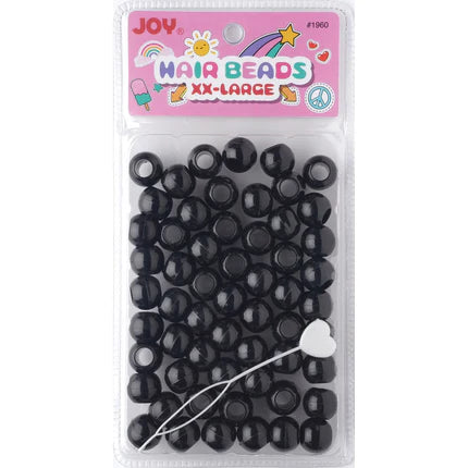 Joy Jewelry Neon Pink Round Plastic Hair Beads