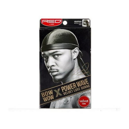KISS Red Power Wave Silky Bow Wow Spandex Durag