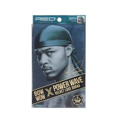 KISS Red Power Wave Silky Bow Wow Spandex Durag