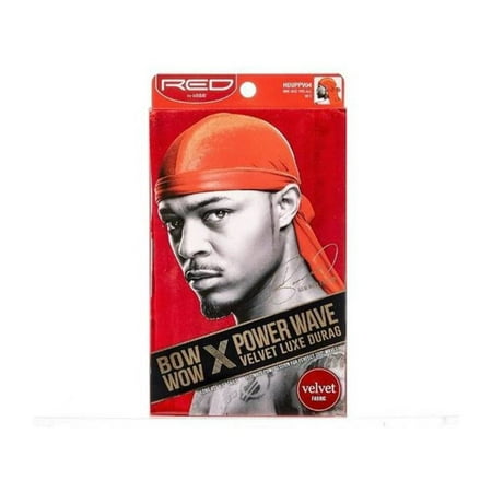 KISS Red Power Wave Silky Bow Wow Spandex Durag