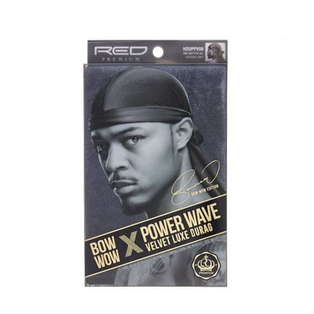 KISS Red Power Wave Silky Bow Wow Spandex Durag