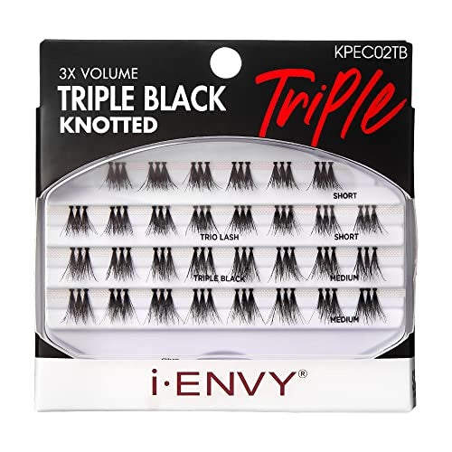 IEnvy By KISS Tapered Wispy 3D Collection Glam False Eyelashes