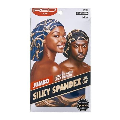 Red by Kiss Silky Spandex Loc Cap Ultimate Comfort Jumbo