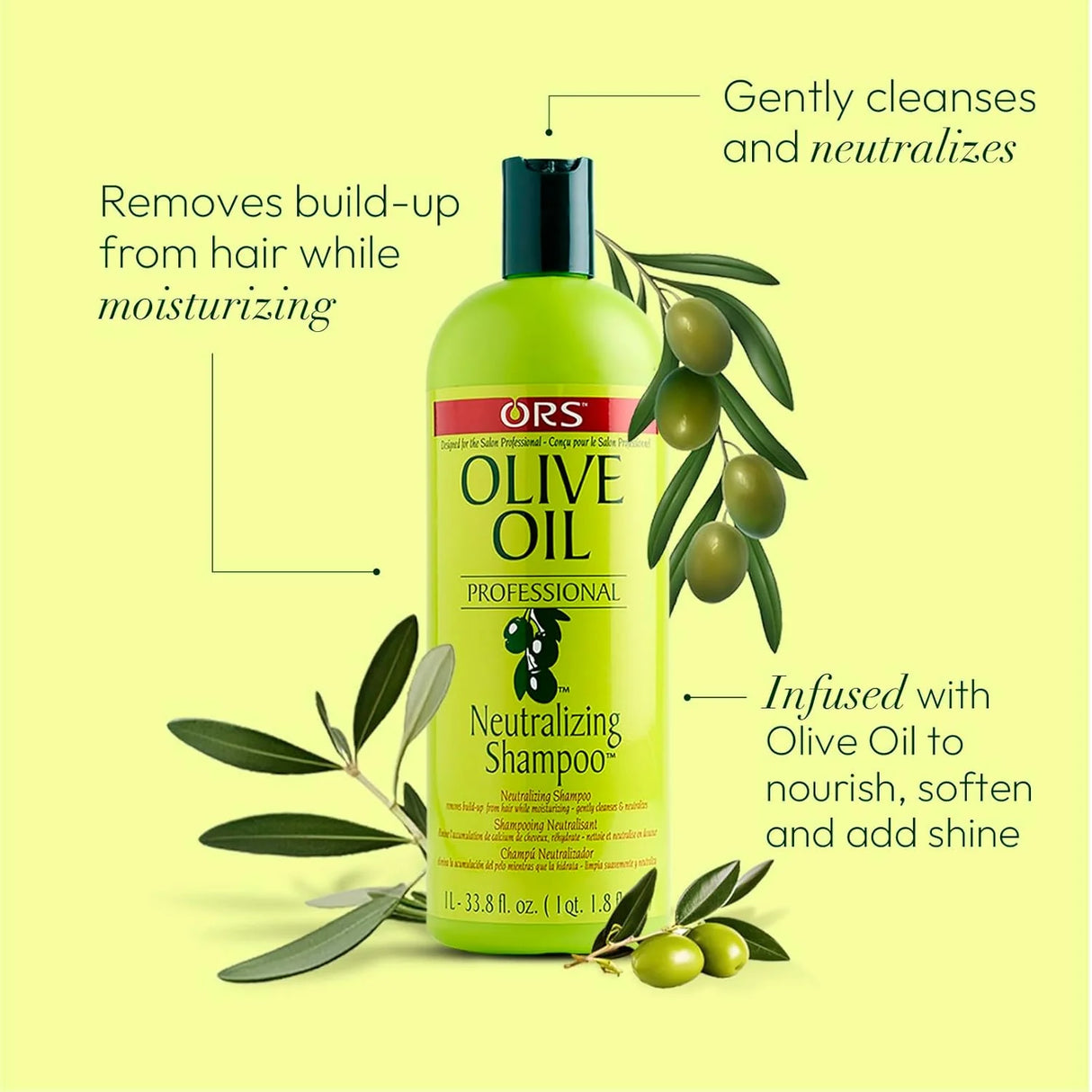 ORS Olive Oil Professional Neutralizing Shampoo - 33.8 oz