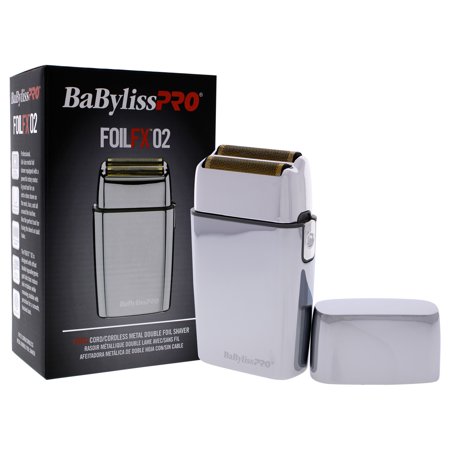 Babyliss Pro Foil Fx02 Cordless Gold Metal Double Foil Shaver