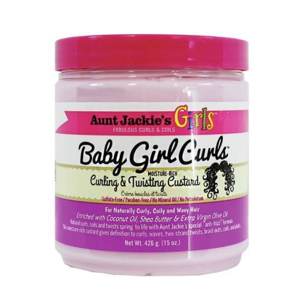 Aunt Jackie's Kids Baby Curls Curling & Twisting Custard 15 oz