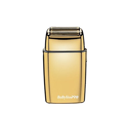 Babyliss Pro Foil Fx02 Cordless Gold Metal Double Foil Shaver