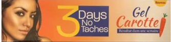 3 Days No Taches Gel Carrot