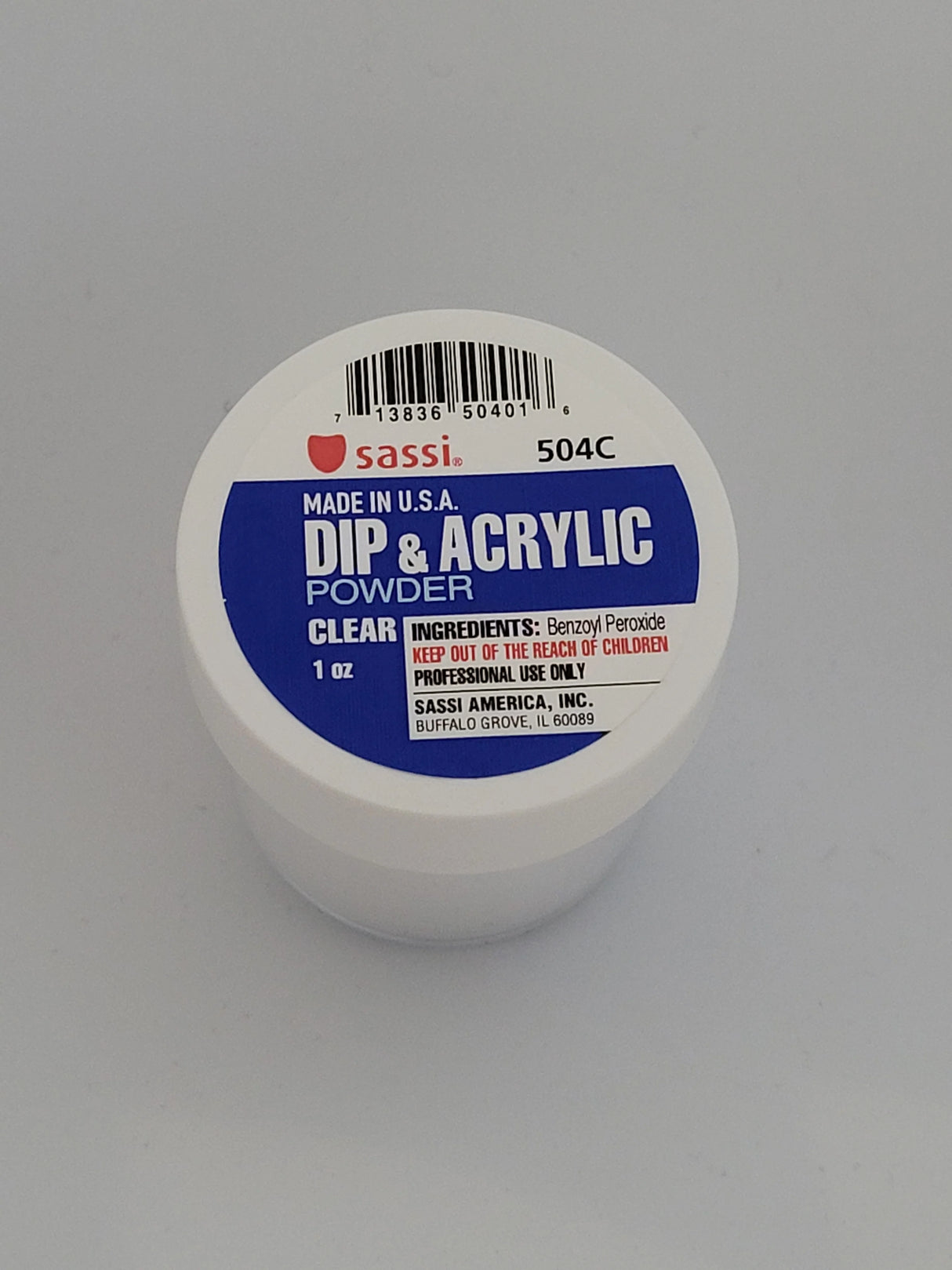 Sassi Dip & Acrylic Powder - Professional Nail System - 1 oz
