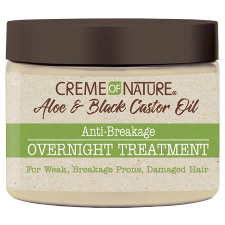 Creme of Nature Aloe & Black Castor Oil Overnight Treatment - 4.76 oz