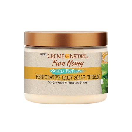 Creme of Nature Pure Honey Scalp Refresh Cream - 4.76 oz Jar