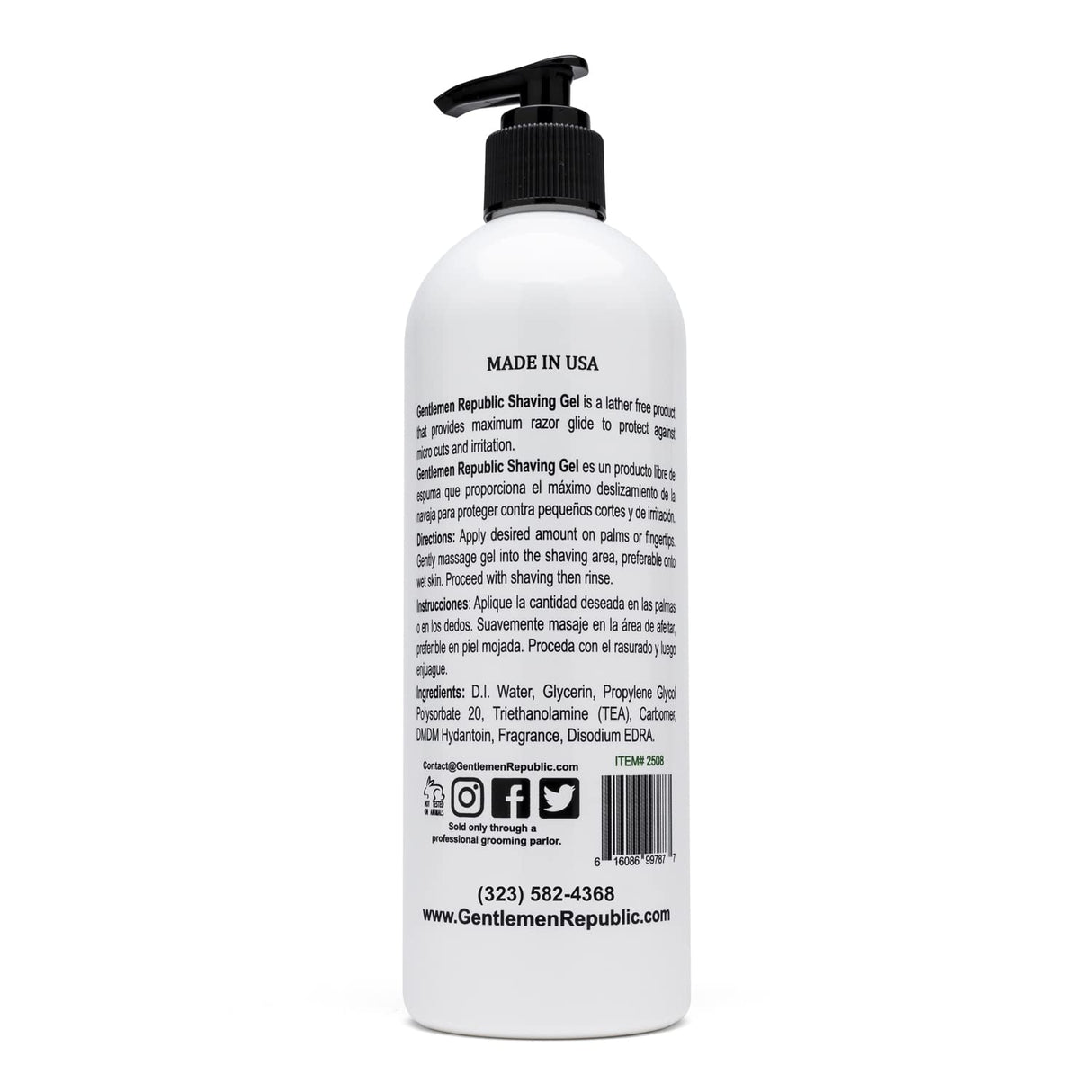 Gentlemen Shaving Gel