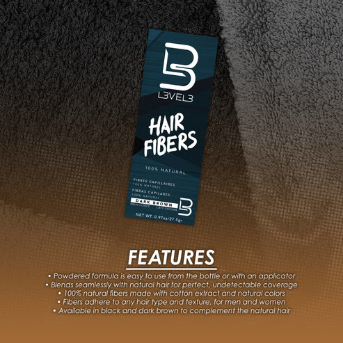 Level3 Hair Fibers Black