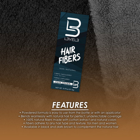 Level3 Hair Fibers Black