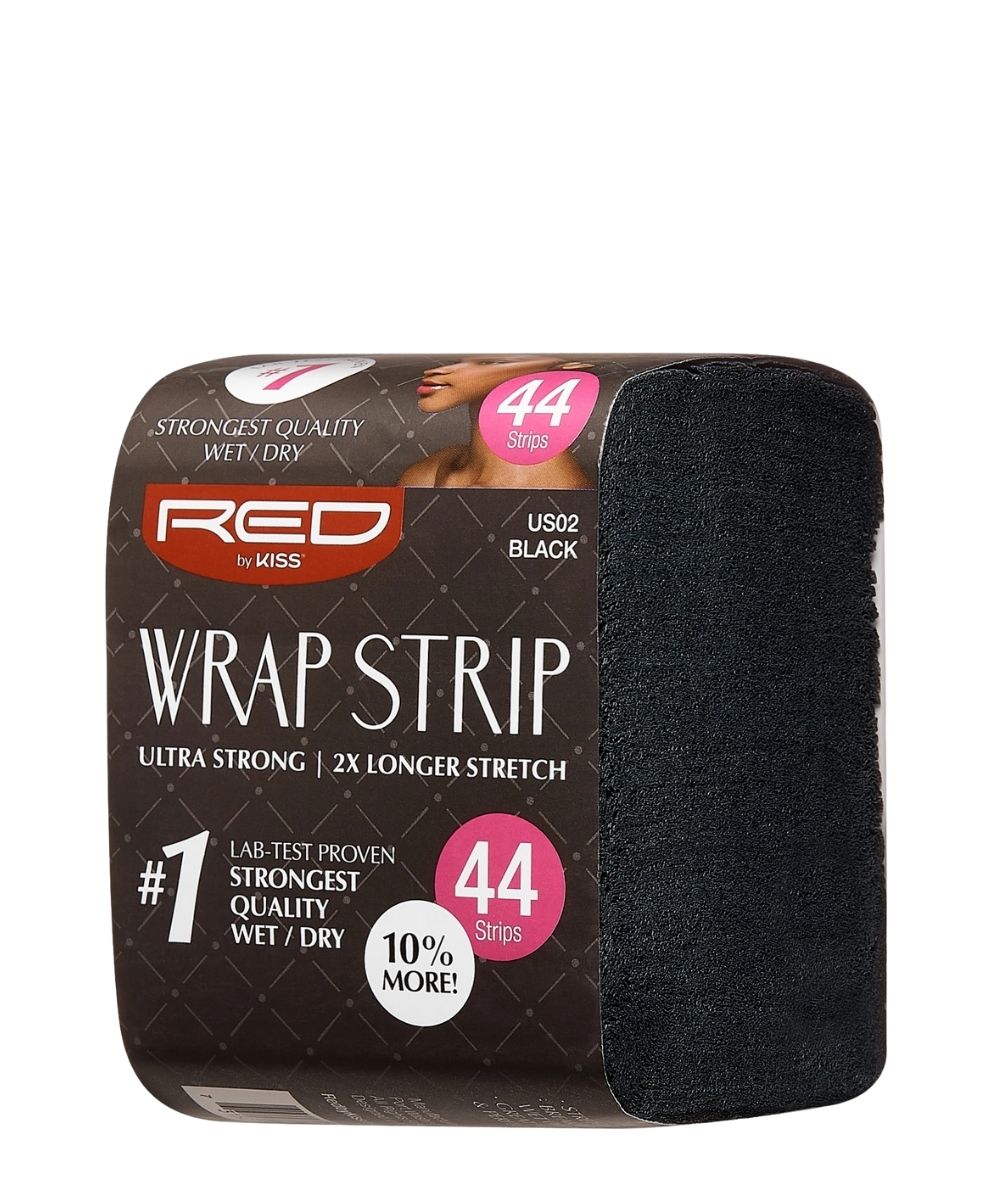 Red by Kiss Strong Stretch Wrap Strips Black 3.5 Inch 40 Count