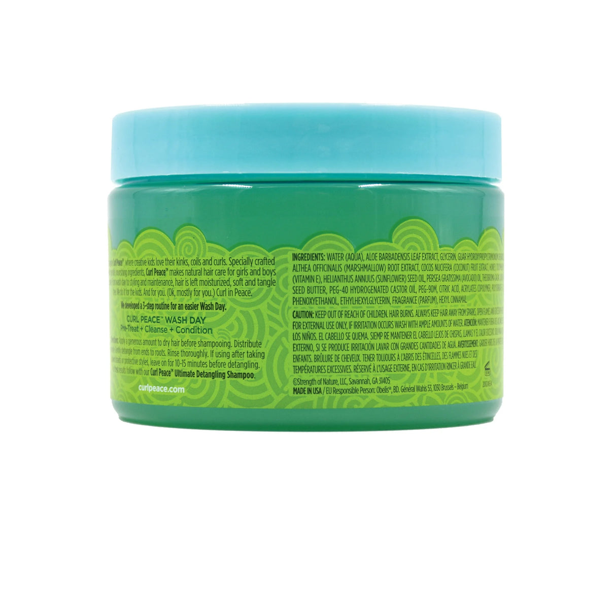 Just For Me Curl Peace Shampoo Wavy, Curly & Coily Hair 12 oz