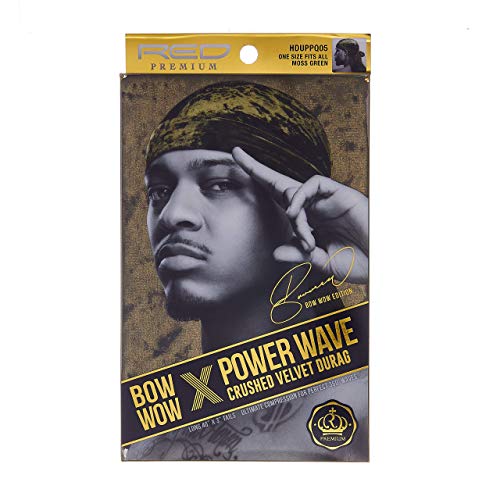 RED BY KISS Bow Wow X Power Wave Crushed Velvet Durag Luxurious