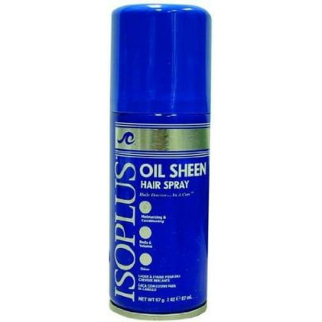 Isoplus Oil Sheen Protective Hair Spray with Silk Amino Acids 2Oz