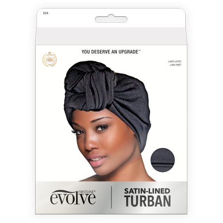 Evolve Satin-Lined Turban