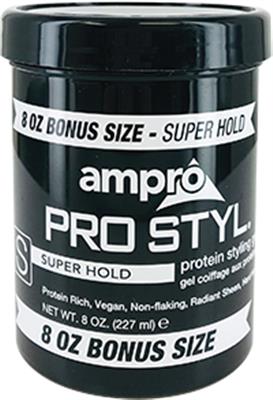 Ampro Pro Styl Super Hold Protein Styling Gel 8 oz