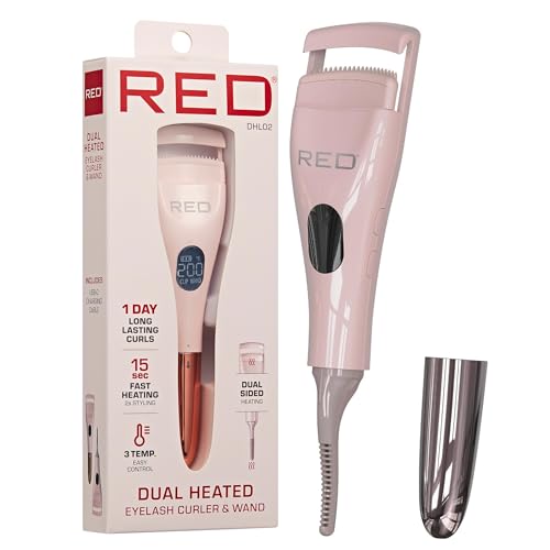 Red By Kiss Heated Eyelash Curler Dual-Sided Curling Wand