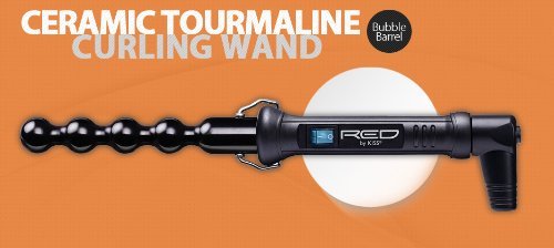 RED BY KISS Ceramic Tourmaline Curling Wands