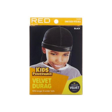 RED BY KISS Kids Power Wave Velvet Durag