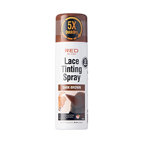 Red By Kiss Lace Tint Spray Enhance & Perfect Your Wig Look 3oz