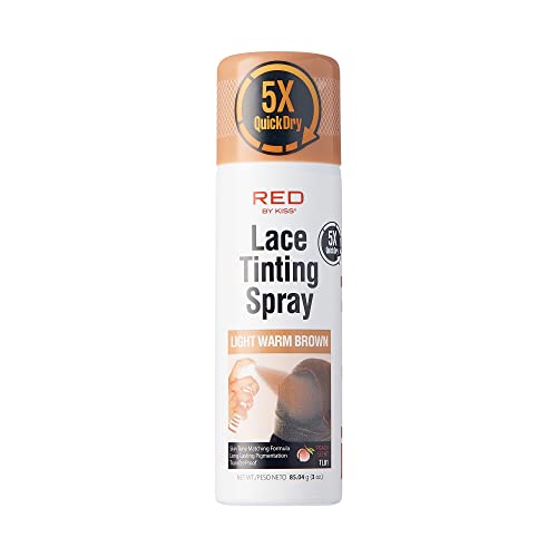 Red By Kiss Lace Tint Spray Enhance & Perfect Your Wig Look 3oz