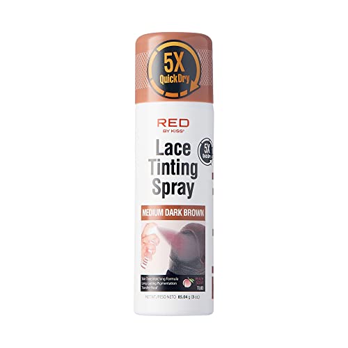 Red By Kiss Lace Tint Spray Enhance & Perfect Your Wig Look 3oz