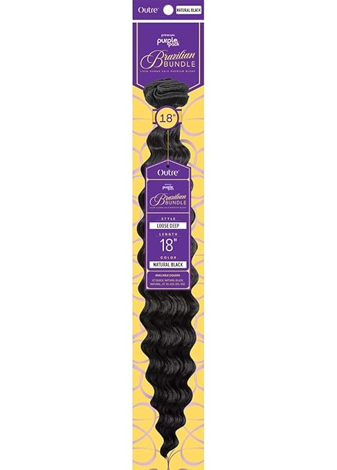 Outre Purple Pack Brazilian Bundle Loose Deep