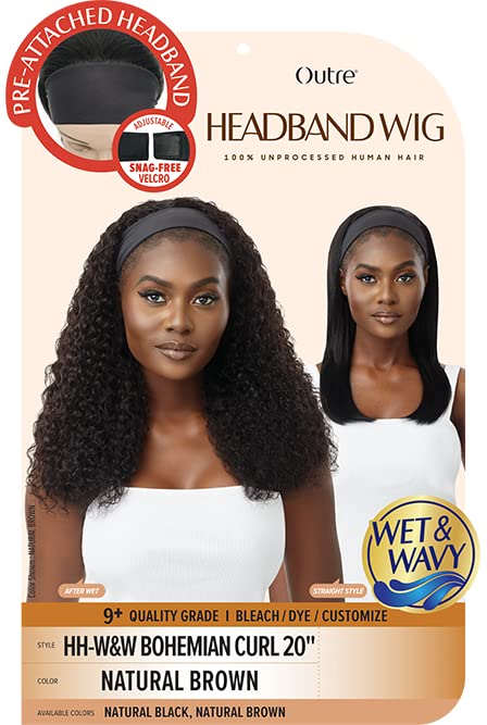 Outre Headband Wig - Wet & Wavy Bohemian Curl