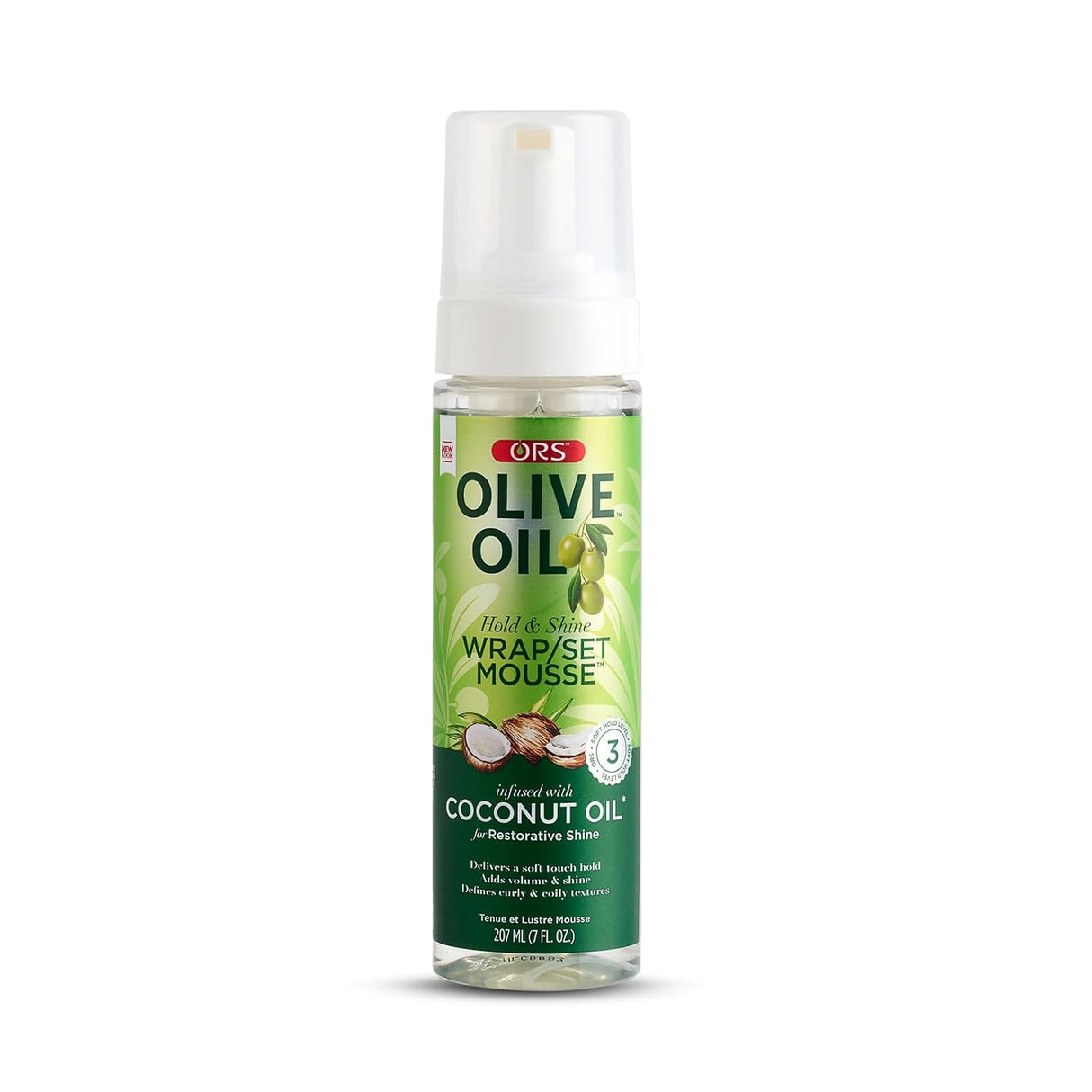 ORS Olive Oil Hold & Shine Wrap Set Mousse - 7 oz
