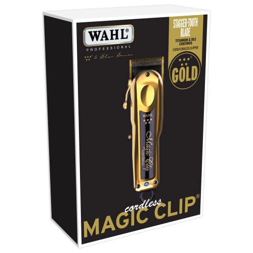 Wahl 5 Star Magic Clip Cordless Hair Clipper In Gold