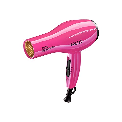 RED BY KISS 2000 Ceramic Detangler Dryer Pink