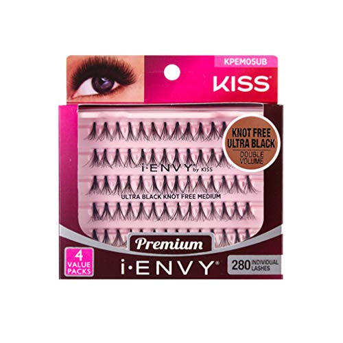 I-Envy by KISS Individual Lashes – Ultra Black, Multi Pack (280pcs)