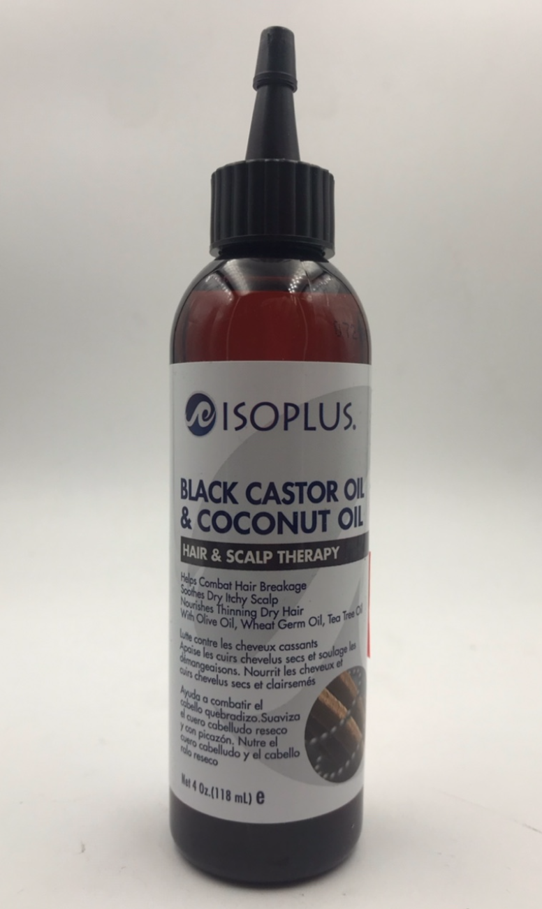 Isoplus Black Castor & coconut oil Hair and Scalp Therapy 4Oz