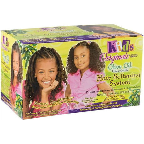 Africa's Best Kid's Org Olive Oil Hair Softening System Kit
