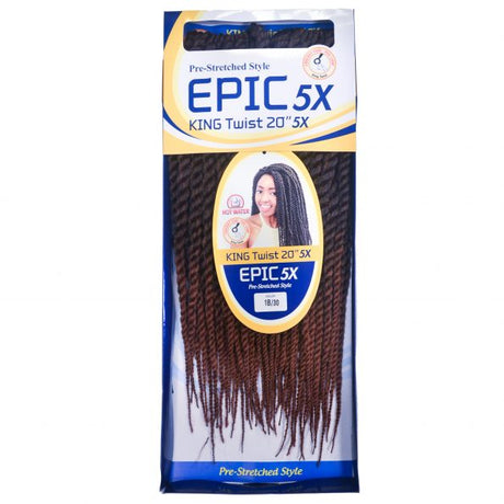 5X KING Twist 20In Soft Natural Crochet Braiding Hair-1