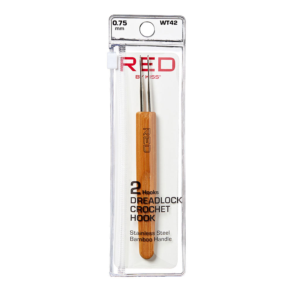 Red By Kiss 2-Hooks Dreadlock Crochet Needle 0.75mm (WT42)