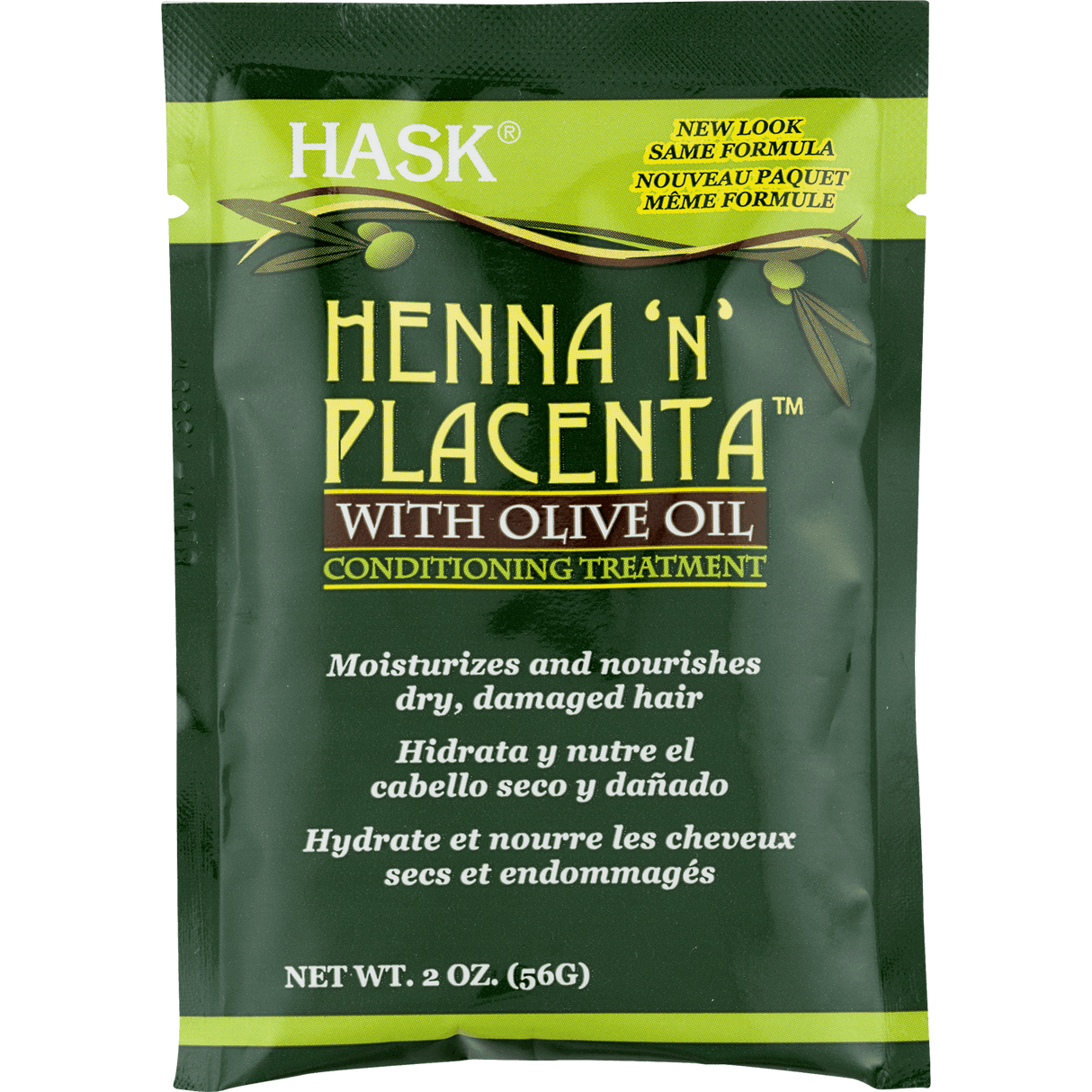 Hask Henna 'N' Placenta Olive Oil With Conditioning