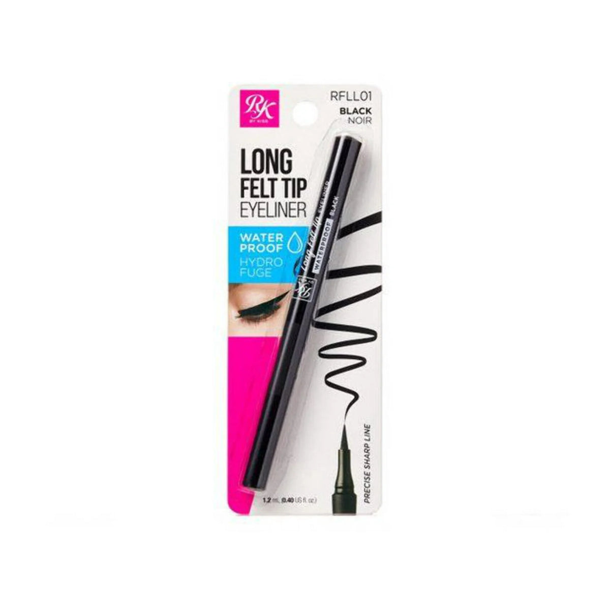 Ruby Kisses Black Long Felt Tip Eyeliner (PFLL01)
