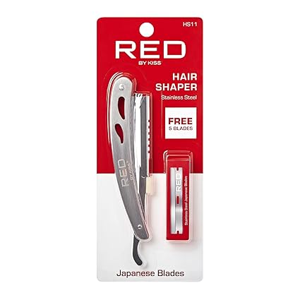RED By KISS Classic Stainless Steel Shaver Precision & Smoothness (2 Blades)