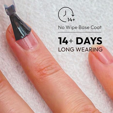 KISS New York Gel Pro Nail Base Coat for Stronger, Smoother Application