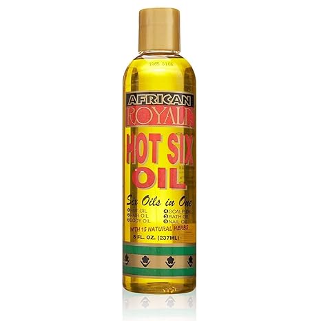 African Royale Hot Six Hair Oil 8 oz
