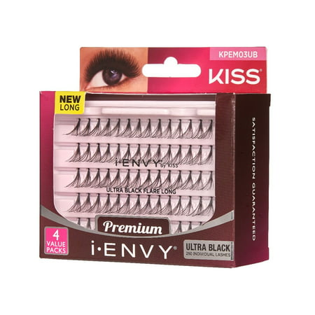 I-Envy by KISS Individual Lashes – Ultra Black, Multi Pack (280pcs)