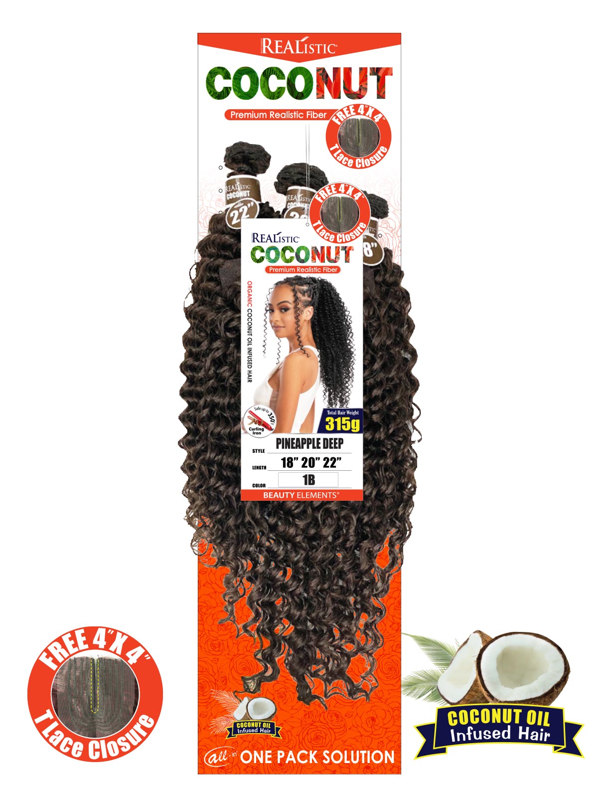 Beauty Elements Realistic Coconut Pineapple Deep