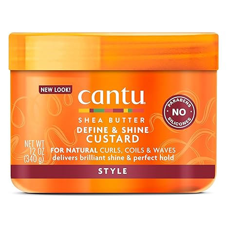 Cantu Shea Butter for Natural Hair with Define & Shine Custard 12Oz
