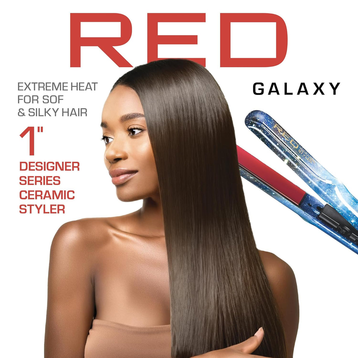 RED BY KISS 1" FI Designer Series Galaxy