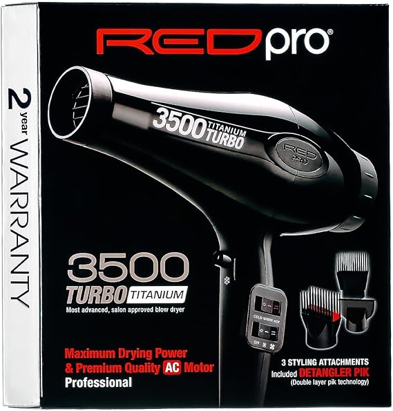 RED BY KISS 3500 Titanium Turbo Dryer